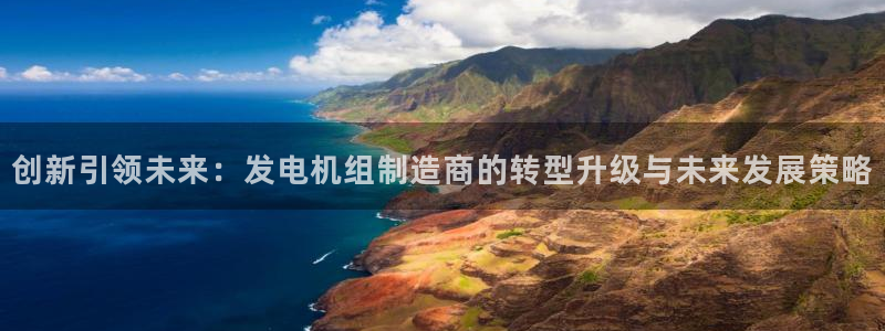 彩神是怎样一个平台赚钱的：创新引领未来：发电机组制造商的转型升级与未来发展策略
