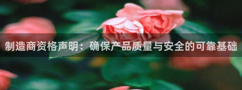 彩神v8手机客户端在哪：制造商资格声明：确保产品质量与安全的可靠基础
